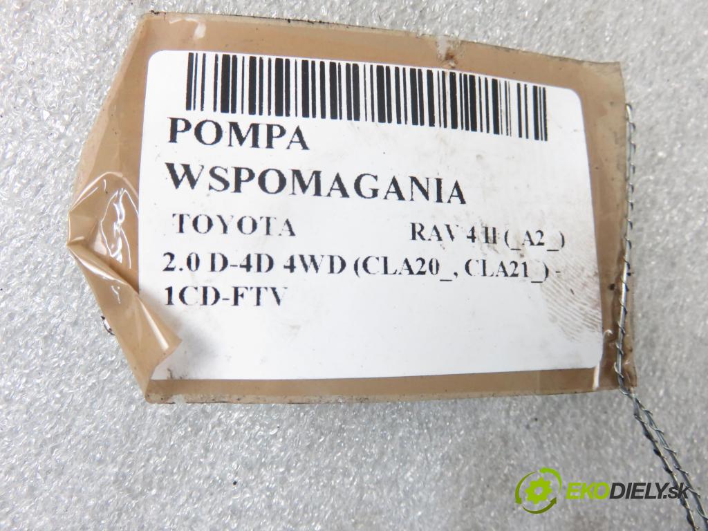 TOYOTA RAV 4 II (_A2_) SUV 2003 85,00 2.0 D-4D 4WD 116 - 1CD-FTV 1995,00 Pumpa servočerpadlo (Servočerpadlá, pumpy riadenia)