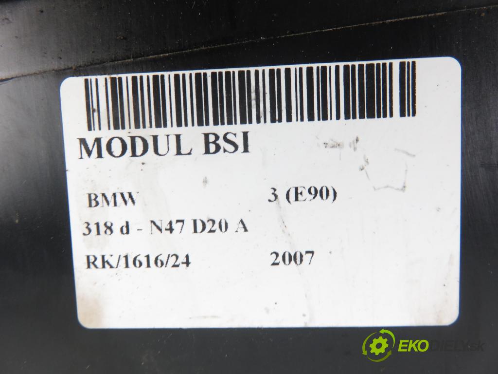 BMW 3 (E90) SEDAN 2007 105,00 318 d 143 - N47 D20 A 1995,00 MODUL komfortu 532399243 ; 9176880