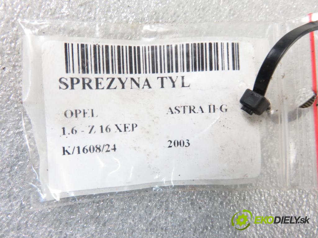 OPEL ASTRA G Кabriolet (F67) CABRIO 2003 76,00 1.6 103 - Z 16 XEP 1598,00 Pružina zadné 29530HA