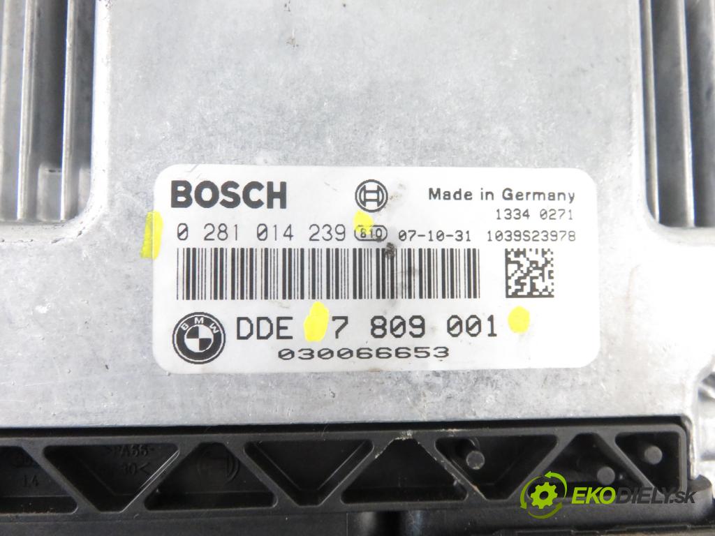 BMW 3 (E90) SEDAN 2007 105,00 318 d 143 - N47 D20 A 1995,00 Riadiaca jednotka Motor 0281014239 ; 7809001