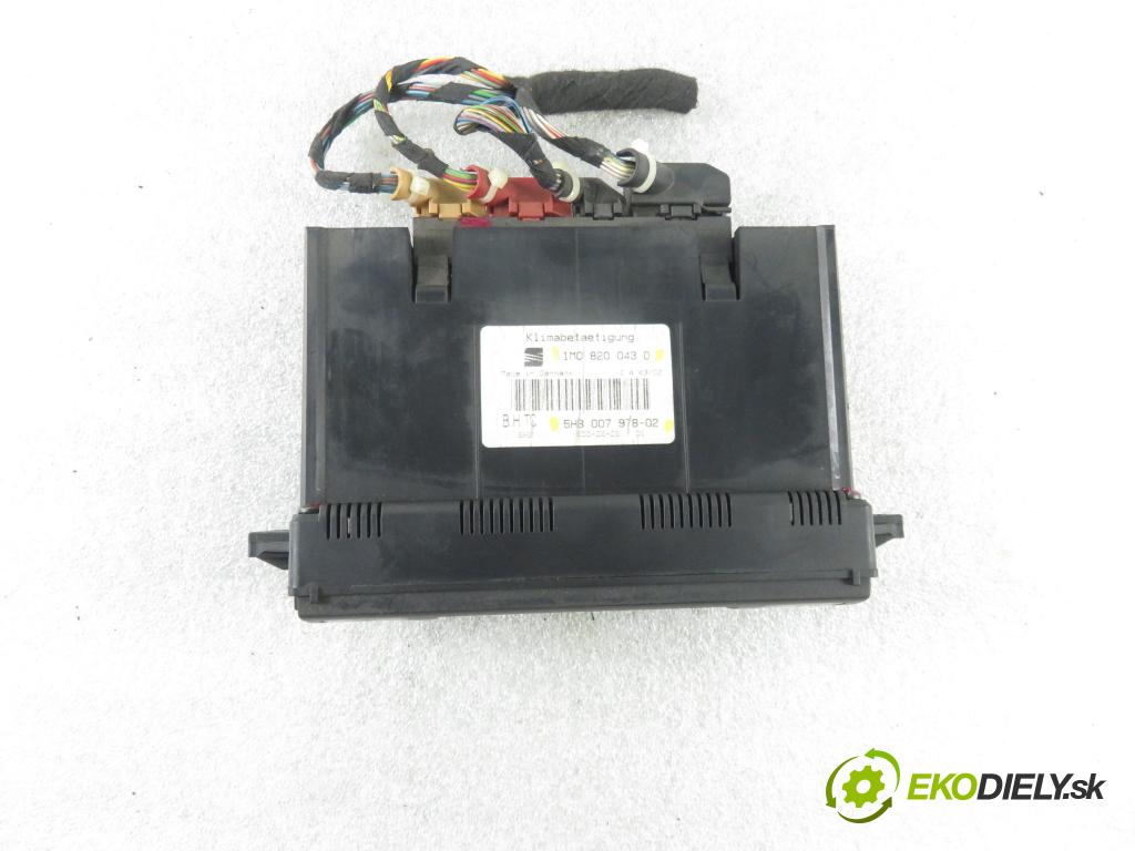 SEAT TOLEDO II (1M2) SEDAN 2003 77,00 1.6 16V - BCB 1598,00 Panel kúrenia KLIMATRONIK 1M0820043D ; 5HB00797802