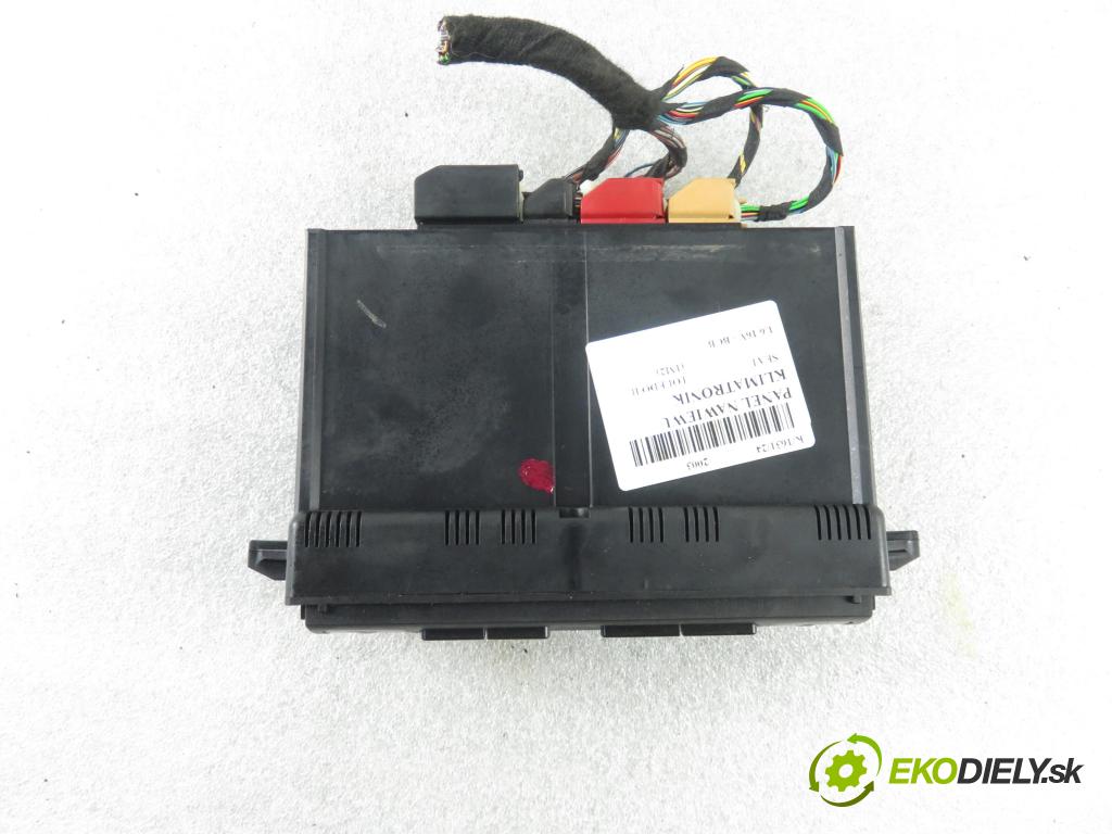 SEAT TOLEDO II (1M2) SEDAN 2003 77,00 1.6 16V - BCB 1598,00 Panel kúrenia KLIMATRONIK 1M0820043D ; 5HB00797802
