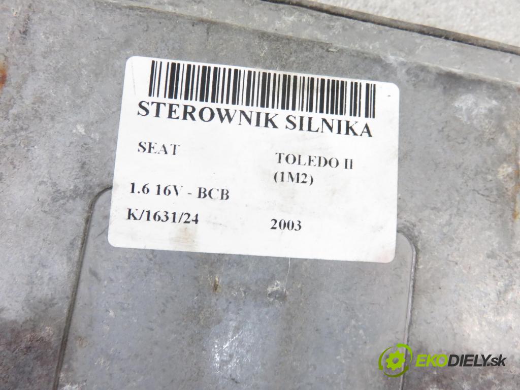SEAT TOLEDO II (1M2) SEDAN 2003 77,00 1.6 16V - BCB 1598,00 Riadiaca jednotka Motor 036906034DS ; IAW4MVDS