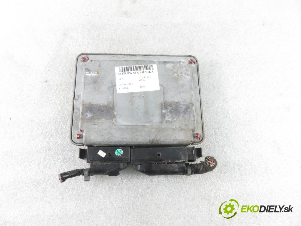 SEAT TOLEDO II (1M2) SEDAN 2003 77,00 1.6 16V - BCB 1598,00 Riadiaca jednotka Motor 036906034DS ; IAW4MVDS