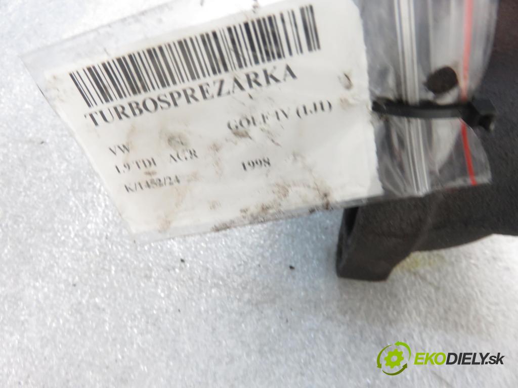 VW GOLF IV (1J1) HB 1998 66,00 1.9 TDI - AGR 1896,00 RYCHLONABÍJEČKA: 038253019C (Turbodúchadla (kompletní))