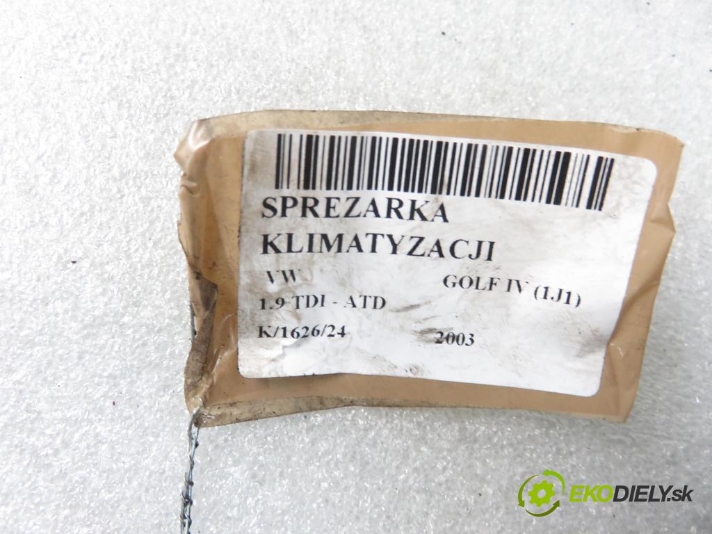 VW GOLF IV (1J1) HB 2003 74,00 1.9 TDI PD 101 - ATD 1896,00 KOMPRESOR: klimatizace 1J0820803K (Kompresory)