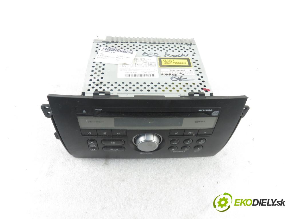 FIAT SEDICI (189_) CROSSOVER 2007 88,00 1.9 D Multijet 120 4x4 - D19AA 1910,00 RADIO CD 3910179JB