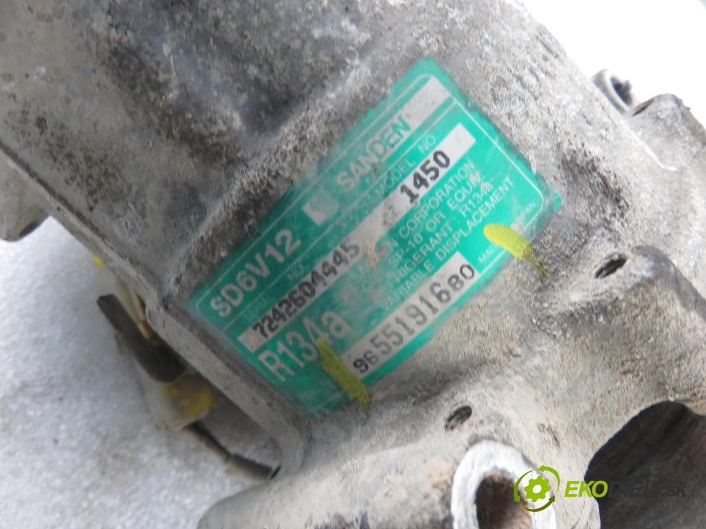 CITROEN C3 I (FC_) HB 2004 50,00 1.4 HDi 8V - 8HX 1398,00 KOMPRESOR: klimatizace 9655191680 (Kompresory)