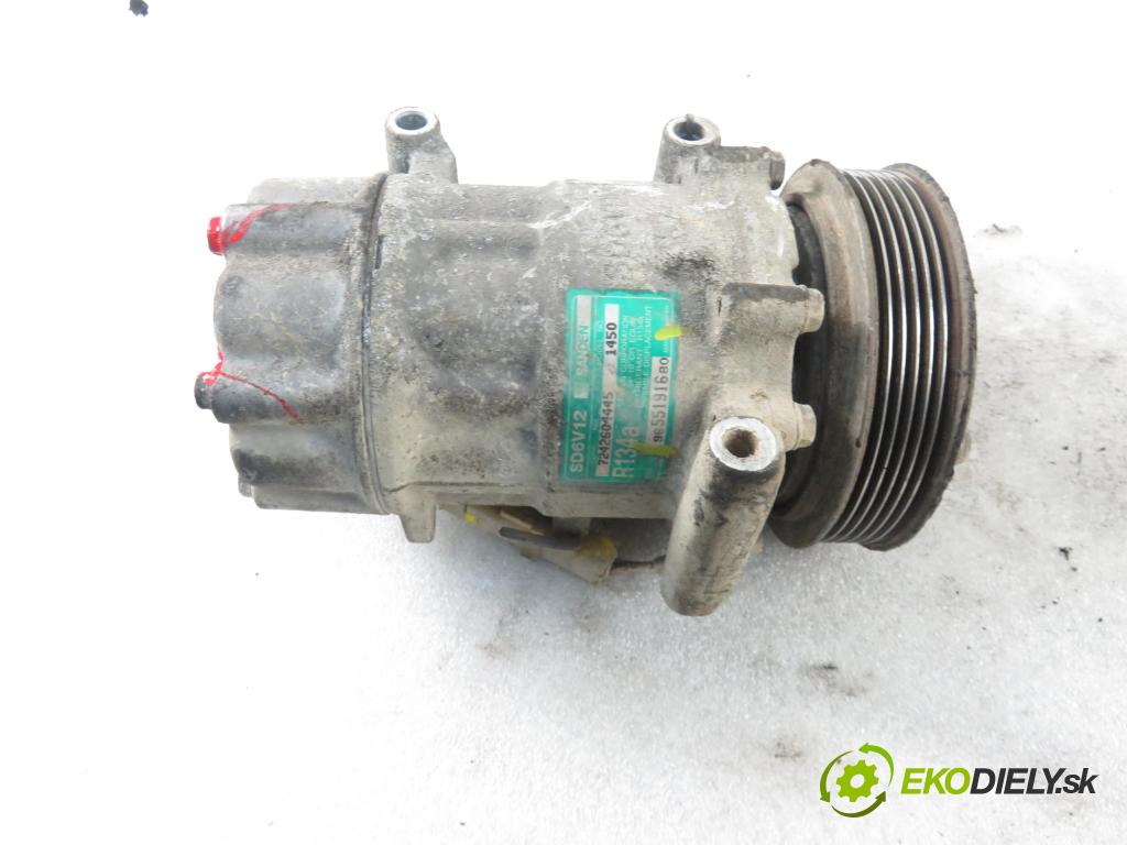 CITROEN C3 I (FC_) HB 2004 50,00 1.4 HDi 8V - 8HX 1398,00 KOMPRESOR: klimatizace 9655191680 (Kompresory)