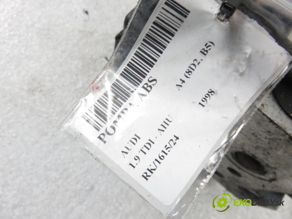 AUDI A4 (8D2, B5) SEDAN 1998 66,00 1.9 TDI - AHU 1896,00 Pumpa ABS 0273004281 ; 0265216559 (Pumpy ABS)