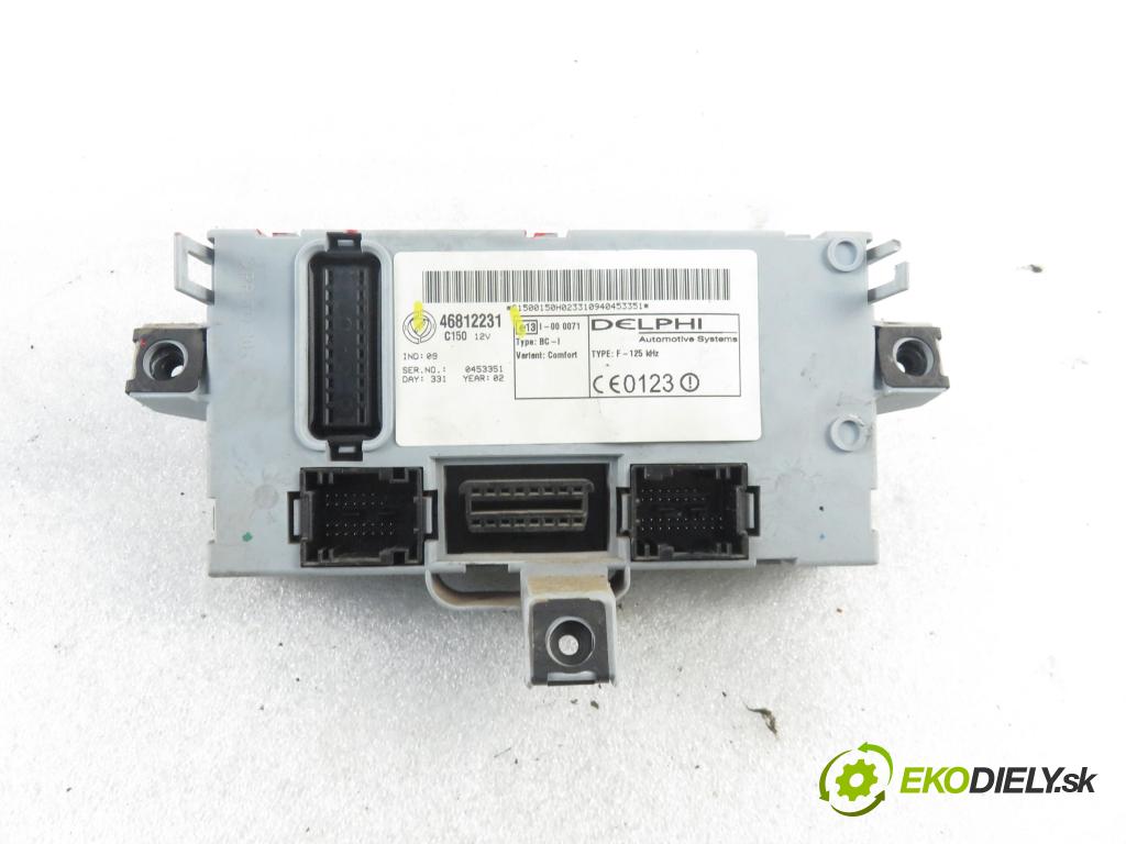 FIAT DOBLO Cargo (223_) FURGON 2001 74,00 1.9 JTD 100 - 182 B9.000 1910,00 MODUL BSI 46812231
