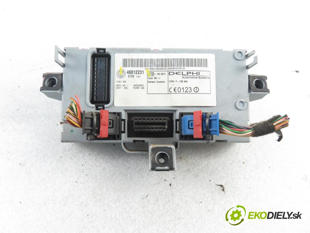 FIAT DOBLO Cargo (223_) FURGON 2001 74,00 1.9 JTD 100 - 182 B9.000 1910,00 MODUL BSI 46812231