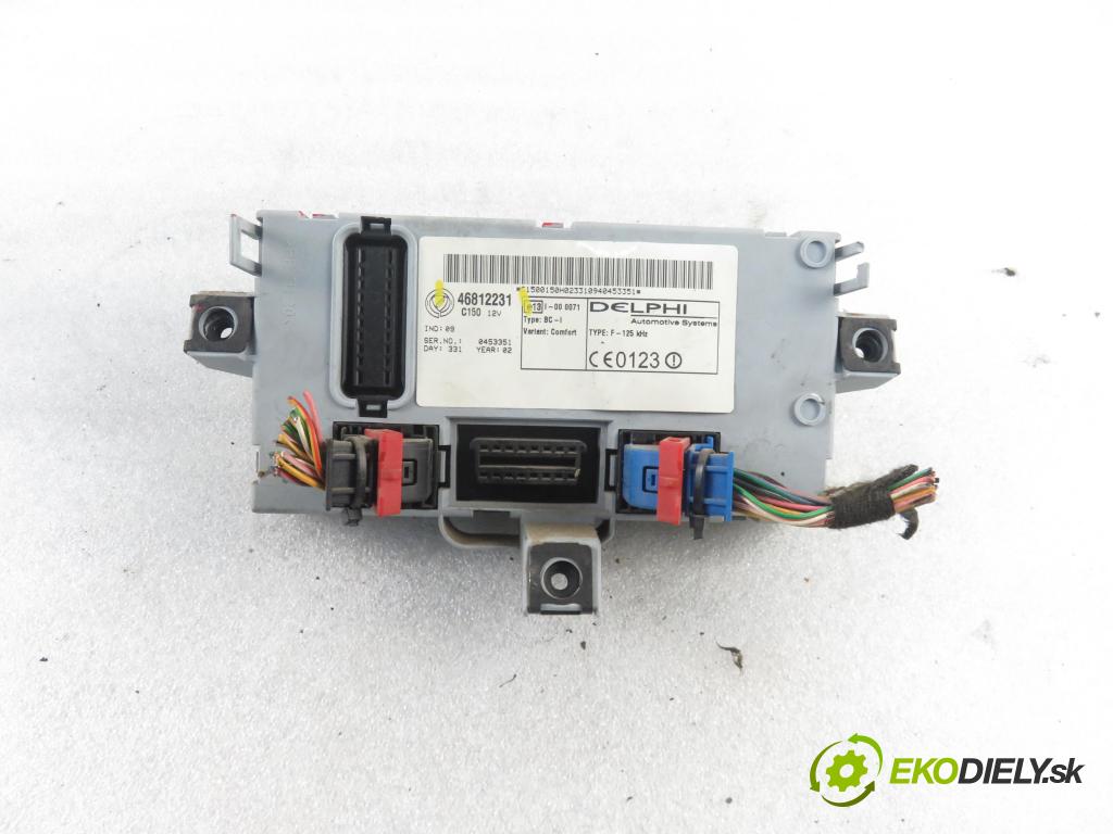 FIAT DOBLO Cargo (223_) FURGON 2001 74,00 1.9 JTD 100 - 182 B9.000 1910,00 MODUL BSI 46812231