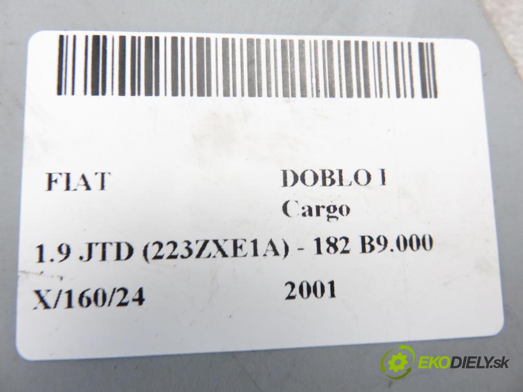 FIAT DOBLO Cargo (223_) FURGON 2001 74,00 1.9 JTD 100 - 182 B9.000 1910,00 MODUL BSI 46812231