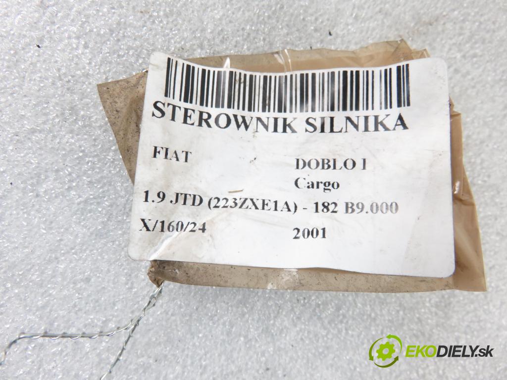 FIAT DOBLO Cargo (223_) FURGON 2001 74,00 1.9 JTD 100 - 182 B9.000 1910,00 řídící jednotka motora 0281010344 ; 73501235
