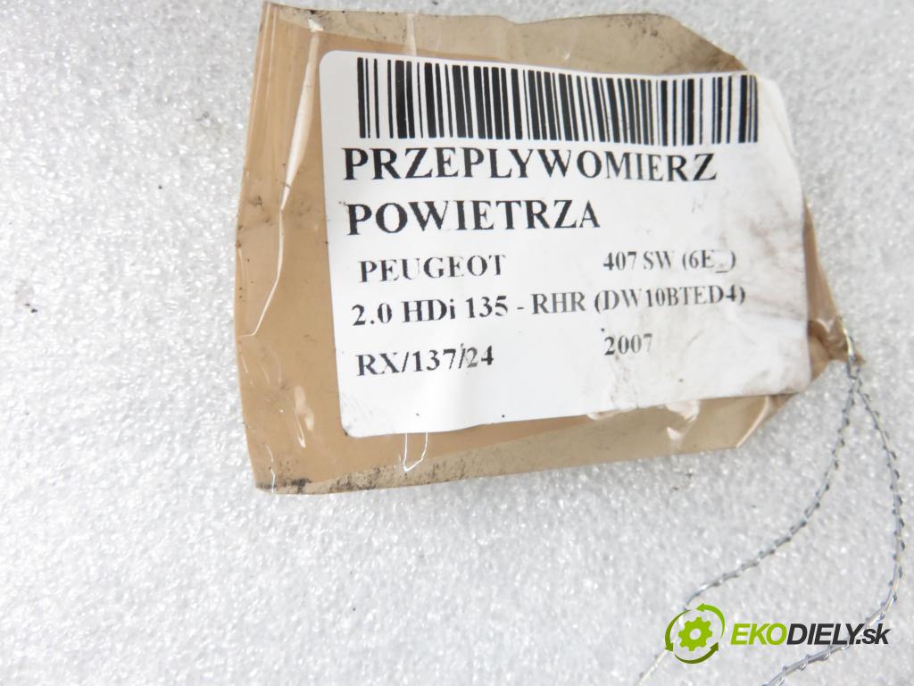 PEUGEOT 407 SW (6E_) KOMBI 2007 100,00 2.0 HDi 135 - RHR 1997,00 váha vzduchu vzduchu  5WK97002 ; 96459448980