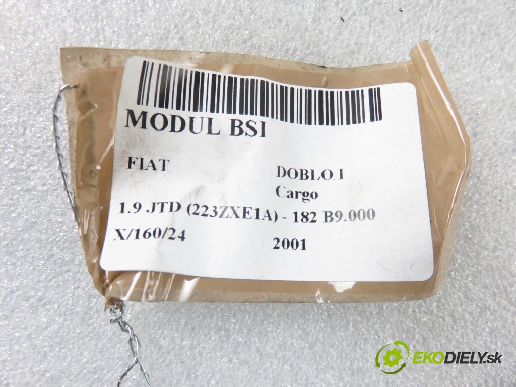 FIAT DOBLO Cargo (223_) FURGON 2001 74,00 1.9 JTD 100 - 182 B9.000 1910,00 MODUL BSI 46752706