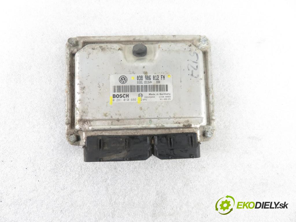 SEAT LEON (1M1) HB 2002 66,00 1.9 TDI 90 - ALH 1896,00 Riadiaca jednotka Motor 038906012FN ; 0281010686