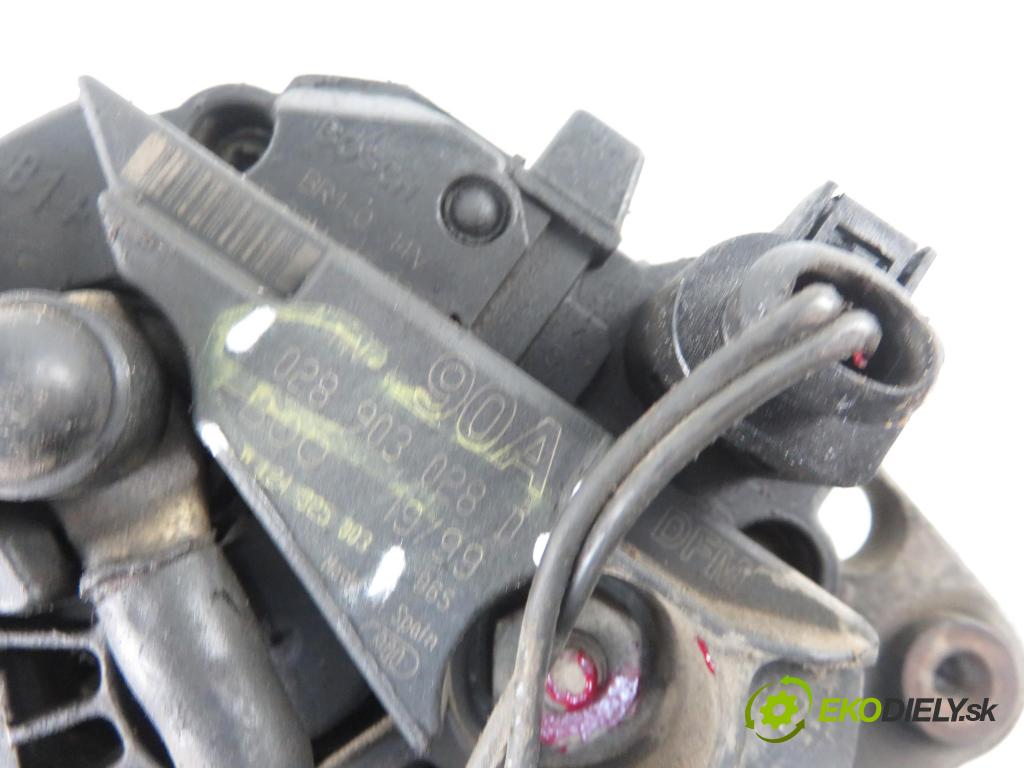 SEAT TOLEDO II (1M2) SEDAN 2003 77,00 1.6 16V - BCB 1598,00 Alternátor 028903028D ; 024325003 (Alternátory)