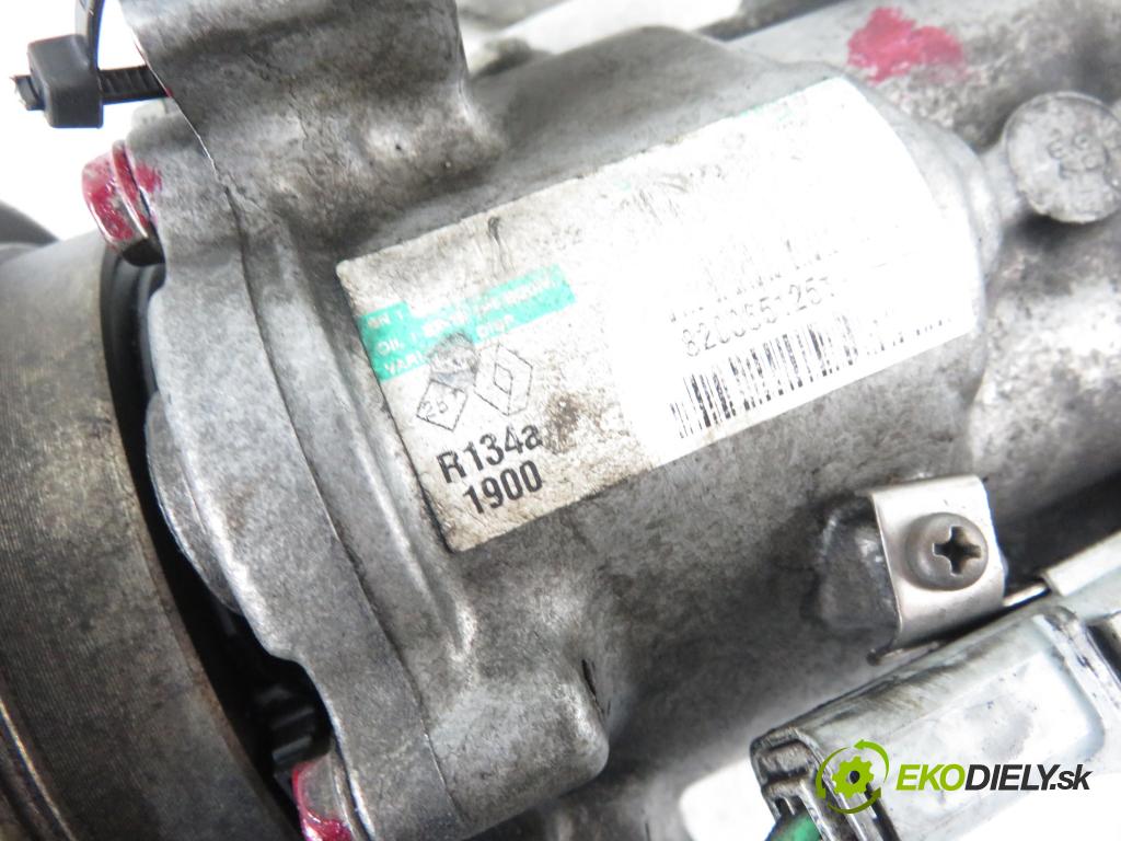 RENAULT KANGOO / GRAND KANGOO II (KW0/1_) KOMBIVAN 2008 63,00 1.5 dCi (KW0B) - K9K 802 1461,00 KOMPRESOR: klimatizácie 8200651251 (Kompresory klimatizácie)