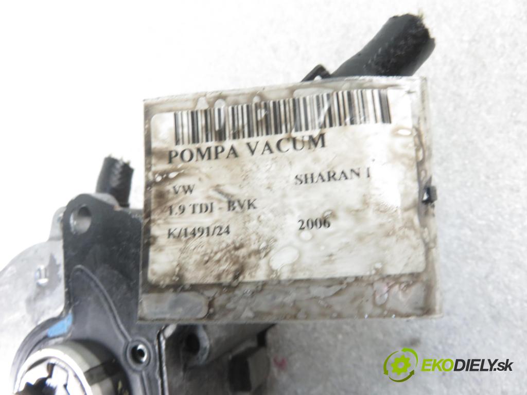 VW SHARAN (7M8, 7M9, 7M6) MINIVAN 2006 85,00 1.9 TDI - BVK 1896,00 Pumpa vákuová 038145209M