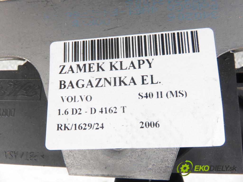 VOLVO S40 II (MS) SEDAN 2006 84,00 1.6 D2 - D 4162 T 1560,00 zámok dveří kufr EL.