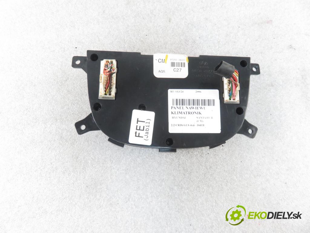 HYUNDAI SANTA FÉ II (CM) SUV 2006 110,00 2.2 CRDi GLS 4x4 150 - D4EB 2188,00 Panel kúrenia KLIMATRONIK 972502B431