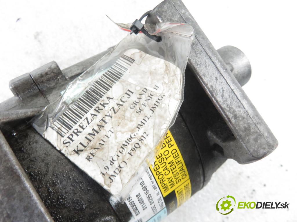 RENAULT GRAND SCENIC II (JM0/1_) MINIVAN 2005 88,00 1.9 dCi 120 - F9Q 812 1870,00 KOMPRESOR: klimatizácie 8200309193 (Kompresory klimatizácie)