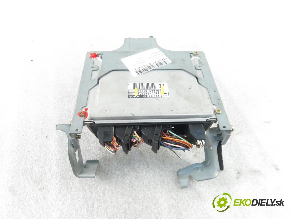 TOYOTA YARIS (_P1_) HB 2002 55,00 1.4 D-4D (NLP10_) - 1ND-TV 1364,00 Riadiaca jednotka Motor 8966052270 ; 4079180022 ; 0281010563