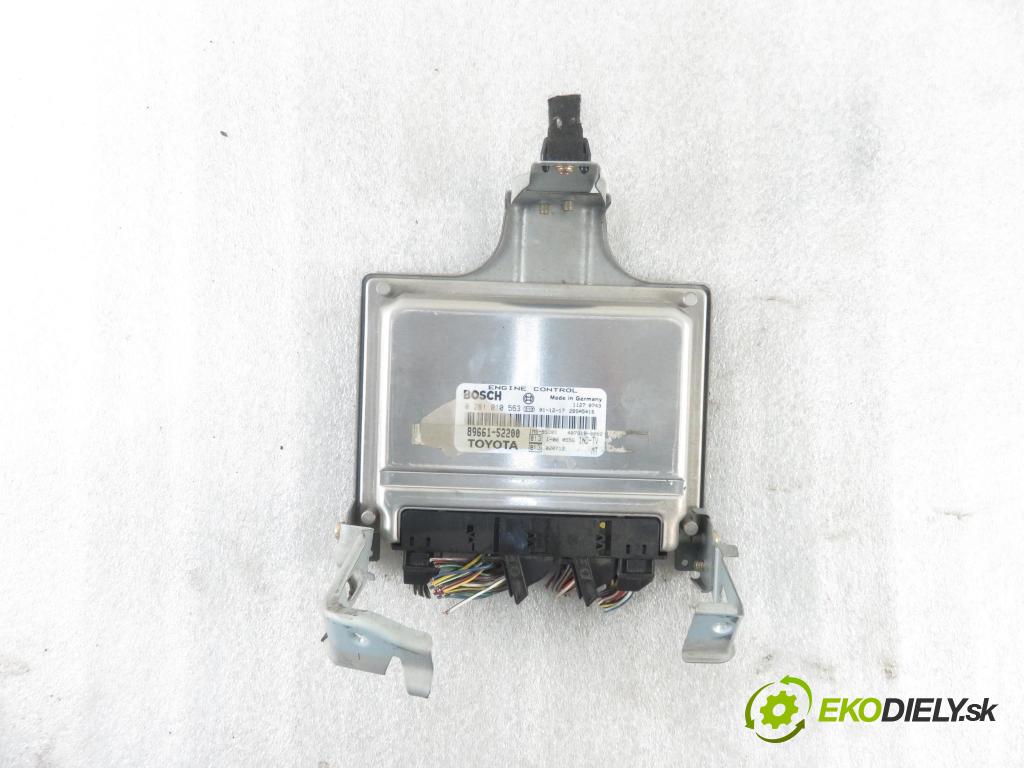 TOYOTA YARIS (_P1_) HB 2002 55,00 1.4 D-4D (NLP10_) - 1ND-TV 1364,00 Riadiaca jednotka Motor 8966052270 ; 4079180022 ; 0281010563