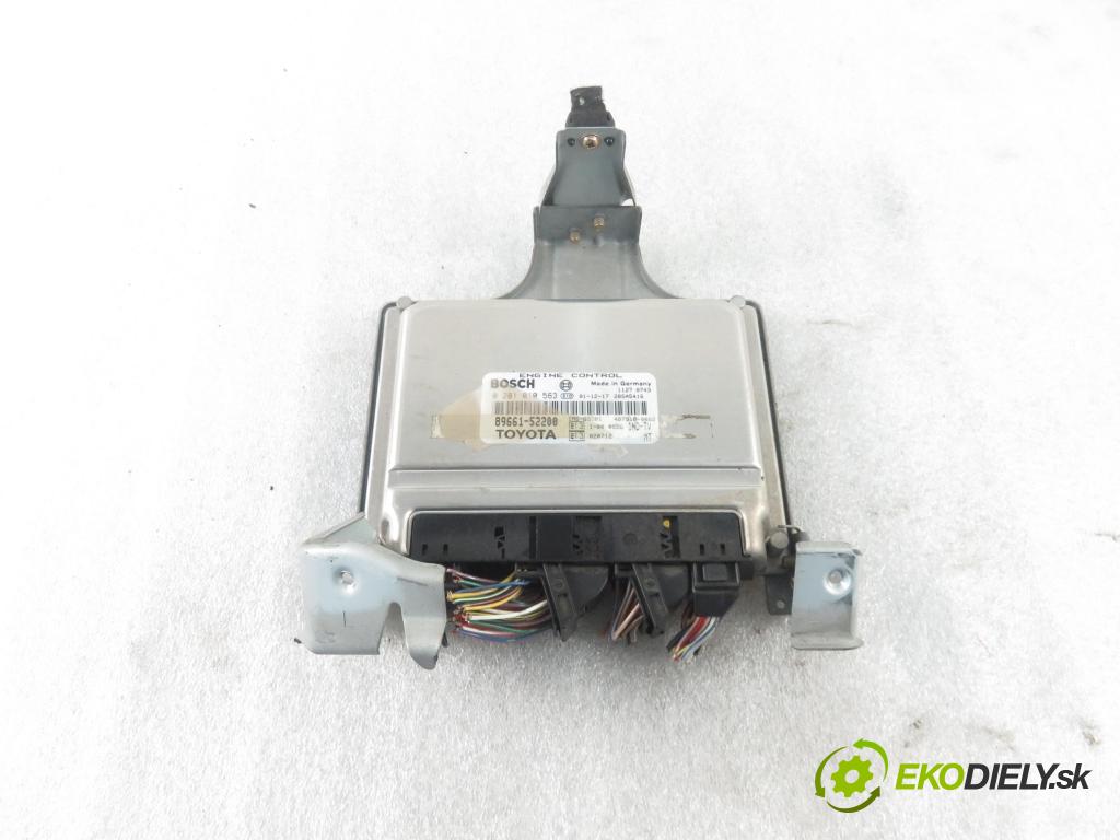 TOYOTA YARIS (_P1_) HB 2002 55,00 1.4 D-4D (NLP10_) - 1ND-TV 1364,00 Riadiaca jednotka Motor 8966052270 ; 4079180022 ; 0281010563
