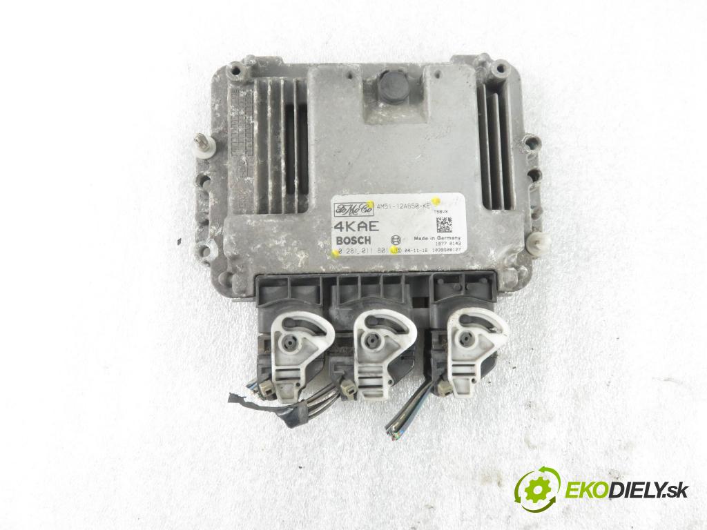 FORD FOCUS II Turnier (DA_, FFS, DS) KOMBI 2005 80,00 1.6 TDCi 109 - G8DE 1560,00 řídící jednotka motora 4M5112A650KE ; 0281011801