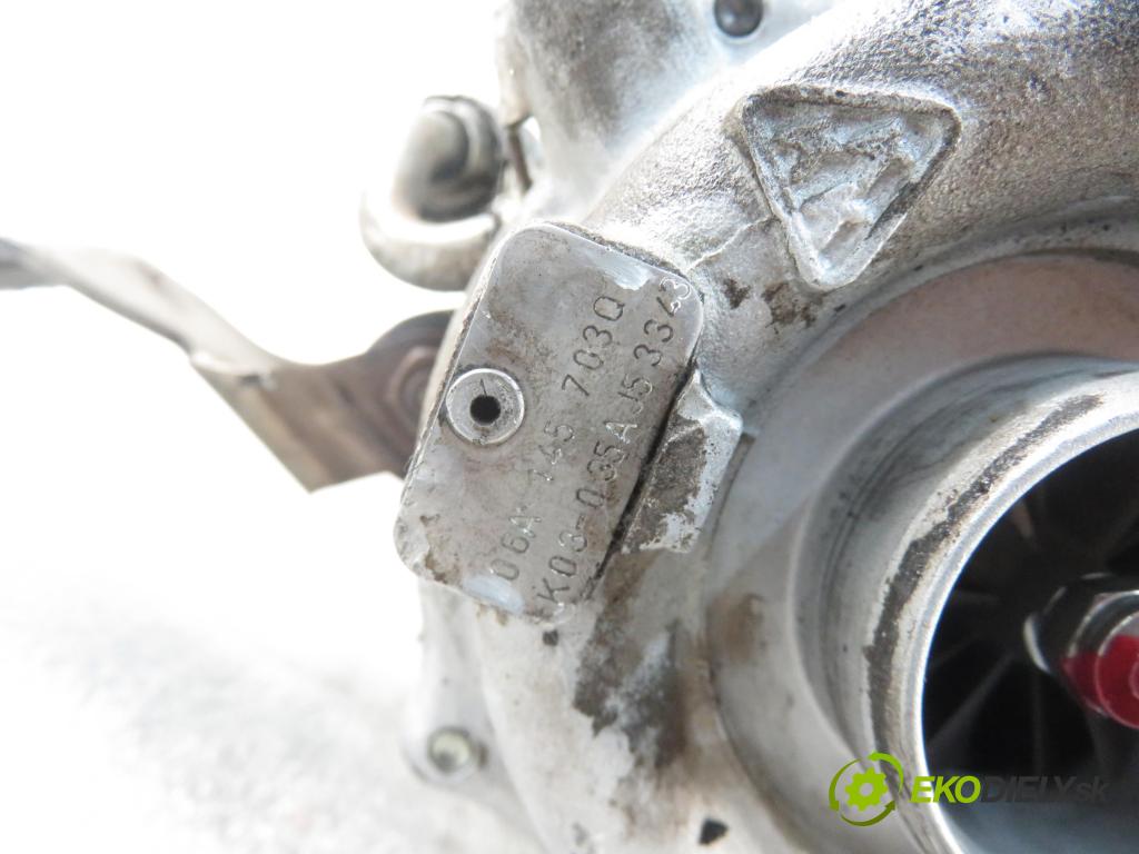 AUDI TT (8N3) COUPE 1998 132,00 1.8 T - AJQ 1781,00 RYCHLONABÍJEČKA: 06A145703Q (Turbodúchadla (kompletní))