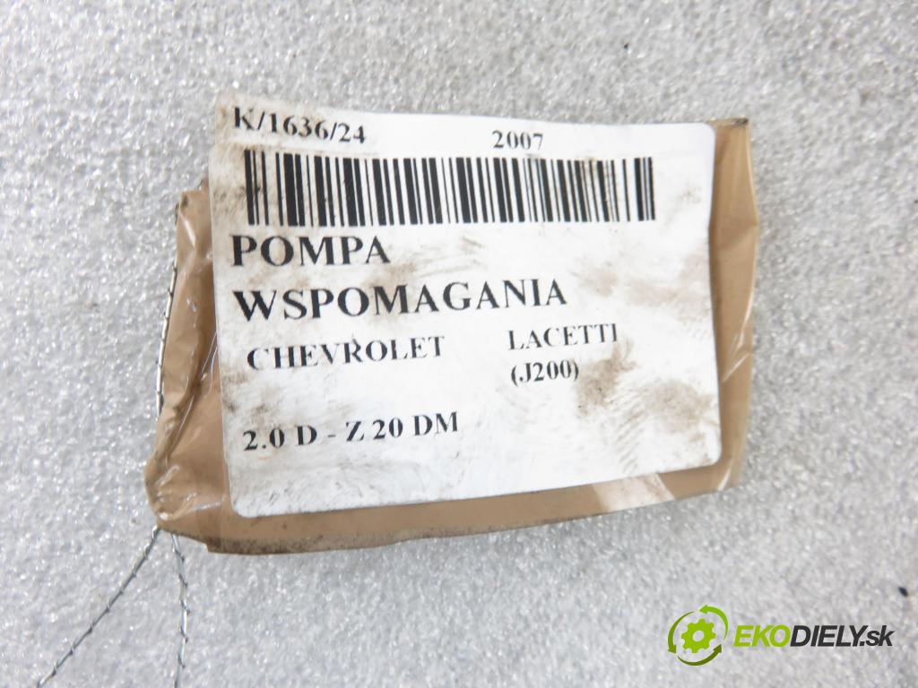 CHEVROLET LACETTI (J200) KOMBI 2007 89,00 2.0 TCDi 16V 121 - Z 20 DM 1991,00 Pumpa servočerpadlo  (Servočerpadlá, pumpy riadenia)