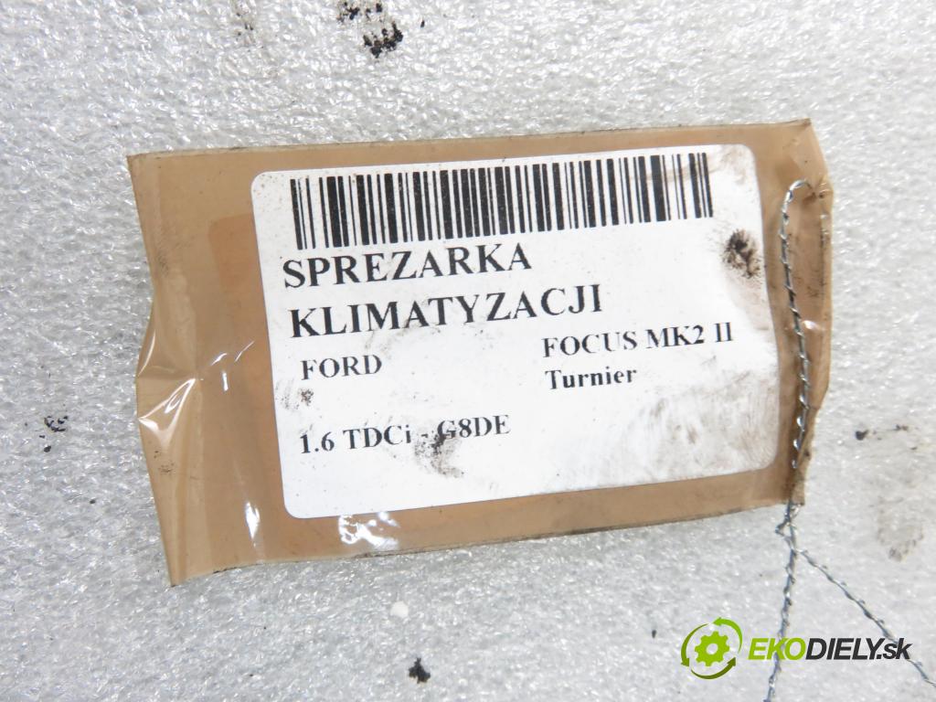 FORD FOCUS II Turnier (DA_, FFS, DS) KOMBI 2005 80,00 1.6 TDCi 109 - G8DE 1560,00 KOMPRESOR: klimatizace 3M5H19D629SA (Kompresory)