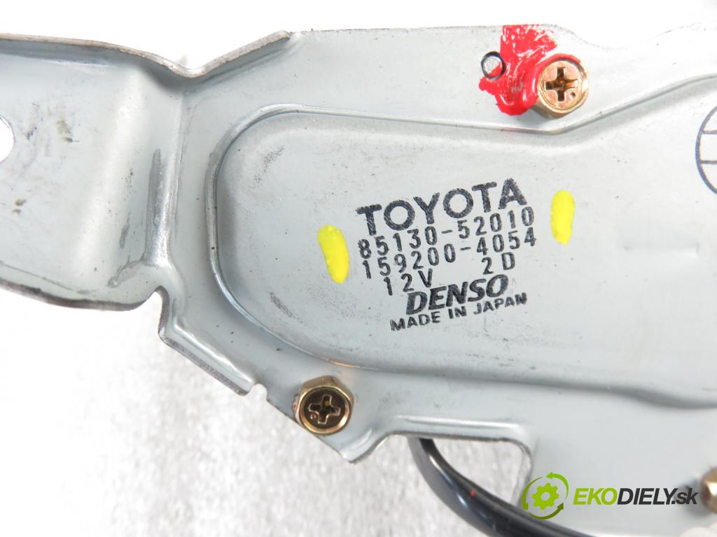 TOYOTA YARIS (_P1_) HB 2002 55,00 1.4 D-4D (NLP10_) - 1ND-TV 1364,00 motorek stěrače ZADNÍ: 8513052010 ; 1592004054