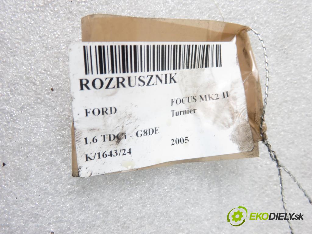 FORD FOCUS II Turnier (DA_, FFS, DS) KOMBI 2005 80,00 1.6 TDCi 109 - G8DE 1560,00 Štartér 3M5T11000CD (Štartéry)