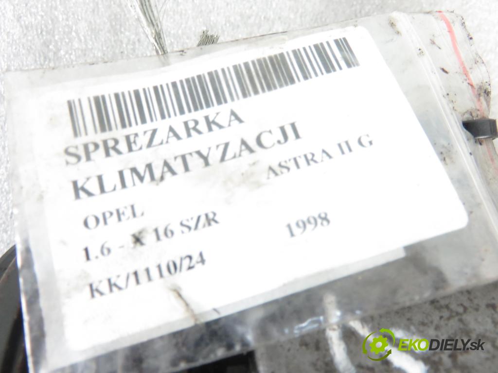 OPEL ASTRA G liftback (T98) HB 1998 55,00 1.6 8V 75 1598,00 KOMPRESOR: klimatizácie 90559855 (Kompresory klimatizácie)