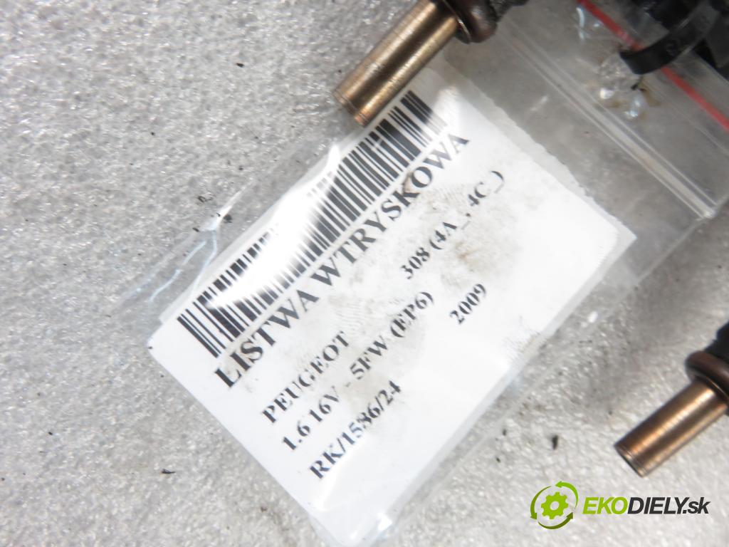 PEUGEOT 308 (4A_, 4C_) HB 2009 88,00 1.6 VTi 120 - 5FW (EP6) 1598,00 Lišta vstrekovacia V757564580 ; V752817680 (Vstrekovacie lišty)