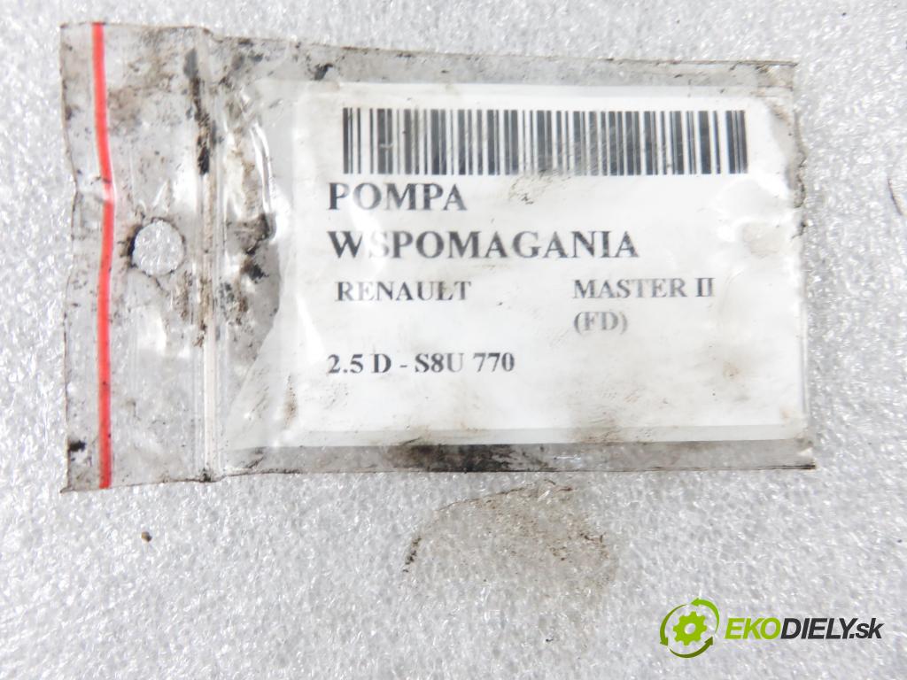 RENAULT MASTER II Skrzynia (FD) FURGON 1998 59,00 2.5 D - S8U 770 2499,00 Pumpa servočerpadlo 7700300535E ; 7683955118 (Servočerpadlá, pumpy riadenia)