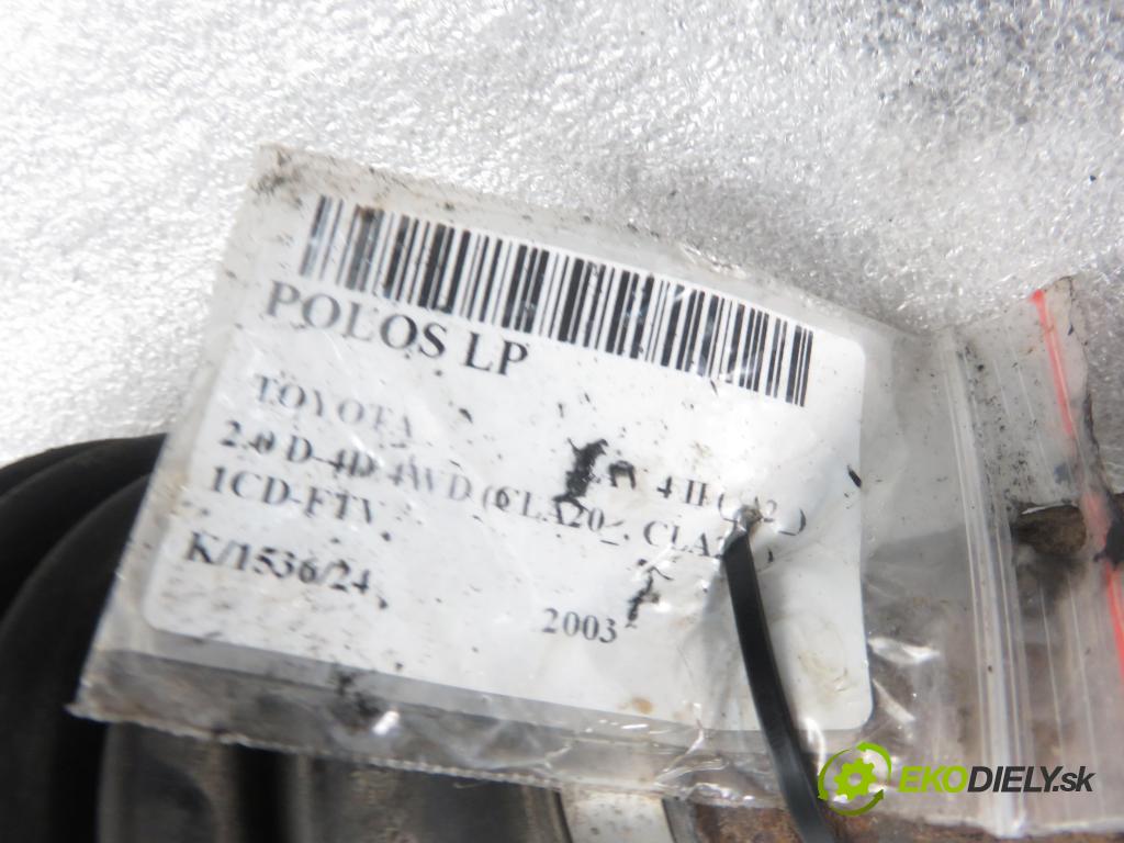 TOYOTA RAV 4 II (_A2_) SUV 2003 85,00 2.0 D-4D 4WD 116 - 1CD-FTV 1995,00 Poloos LP 