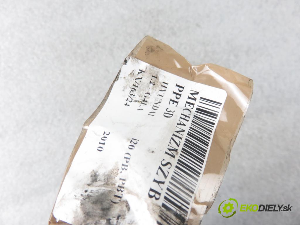 HYUNDAI i20 (PB, PBT) HB 2010 57,00 1.2 - G4LA 1248,00 mechanismus oken PPE 3D 988201J100 ; 2621004670