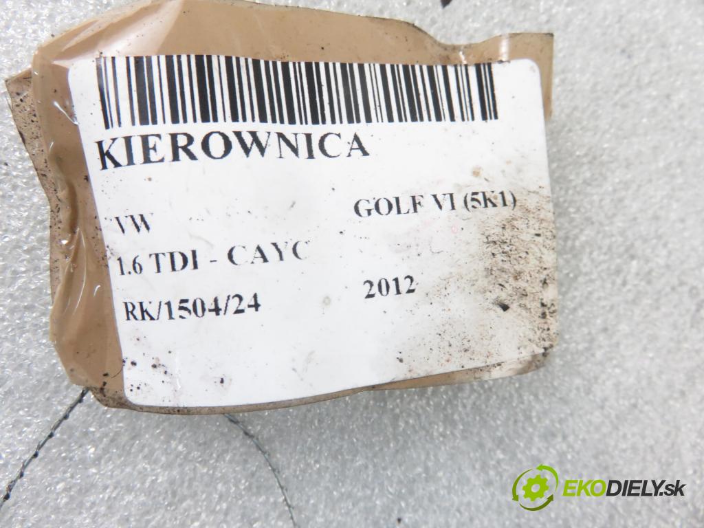VW GOLF VI (5K1) HB 2012 77,00 1.6 TDI - CAYC 1598,00 Volant 5K0419091J (Volanty)