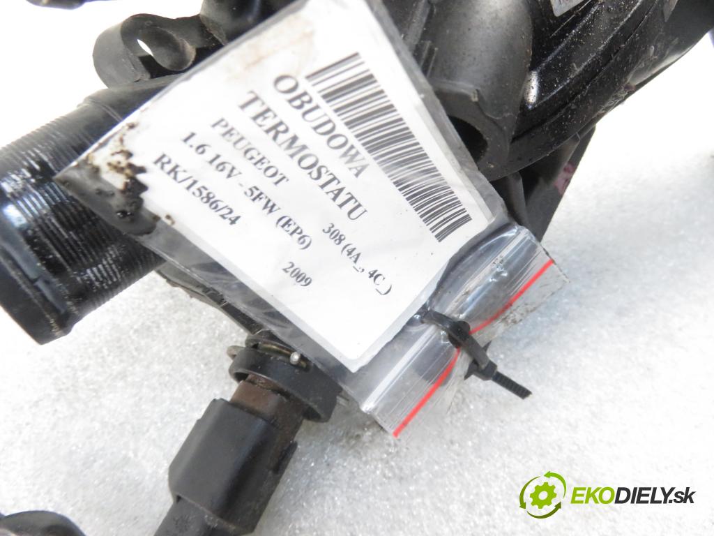 PEUGEOT 308 (4A_, 4C_) HB 2009 88,00 1.6 VTi 120 - 5FW (EP6) 1598,00 obal termostatu 9810916880 (Termostaty)