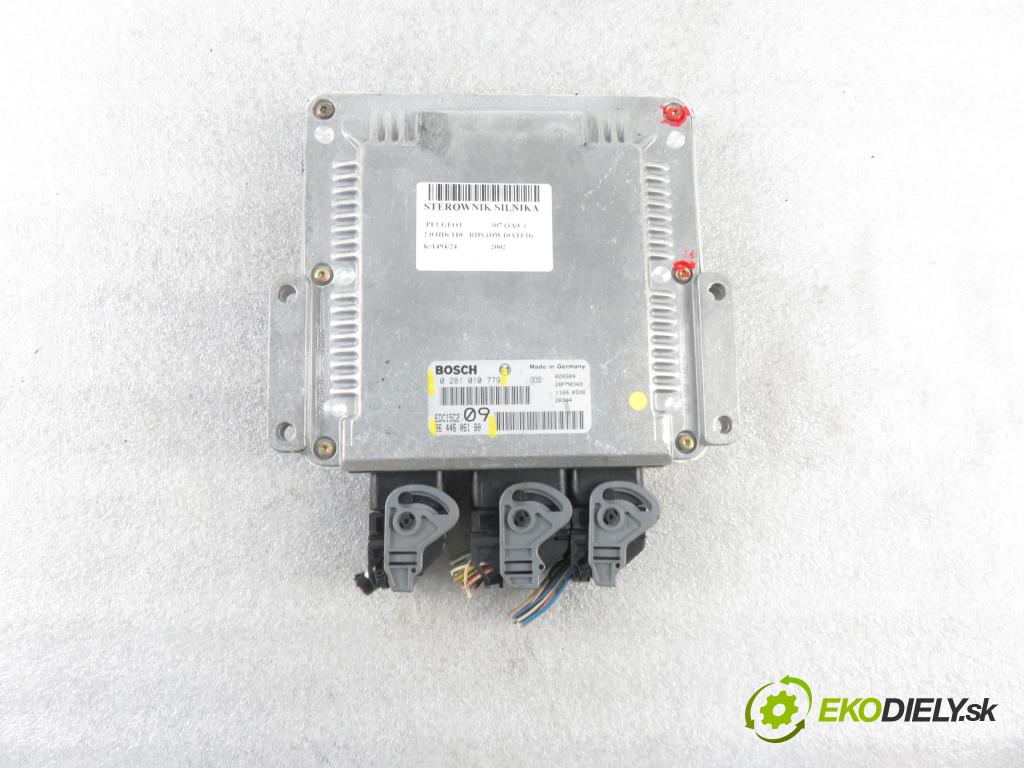 PEUGEOT 307 (3A/C) HB 2002 79,00 2.0 HDi 110 - RHS 1997,00 Riadiaca jednotka Motor 0281010779 ; 9644606180