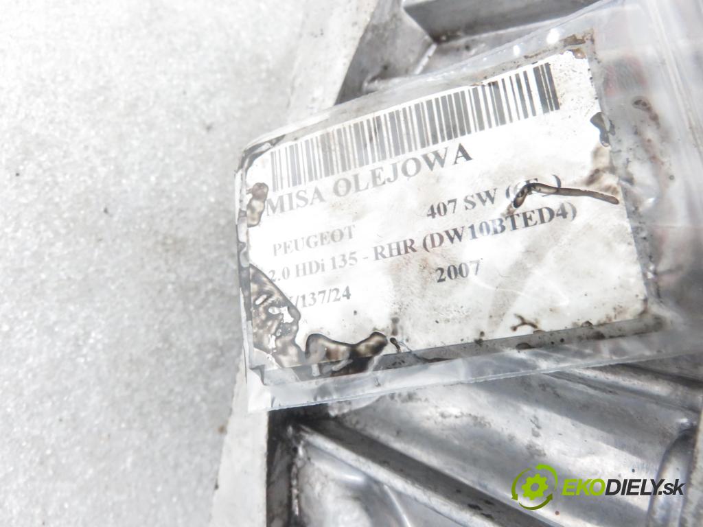 PEUGEOT 407 SW (6E_) KOMBI 2007 100,00 2.0 HDi 135 - RHR 1997,00 vana olejová  (Olejové vany)