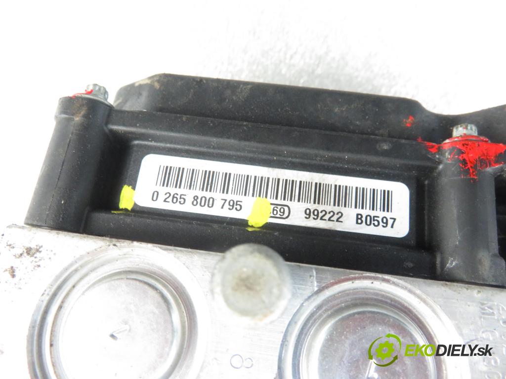 HYUNDAI i20 (PB, PBT) HB 2010 57,00 1.2 - G4LA 1248,00 Pumpa ABS 0265800795 ; 0265237019 (Pumpy ABS)