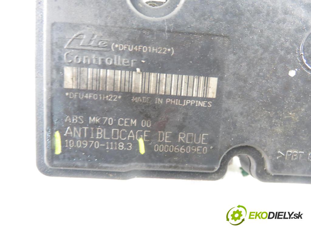 CITROEN C3 I (FC_) HB 2004 50,00 1.4 HDi 8V - 8HX 1398,00 Pumpa ABS 9652182680 ; 10097011183 (Pumpy ABS)