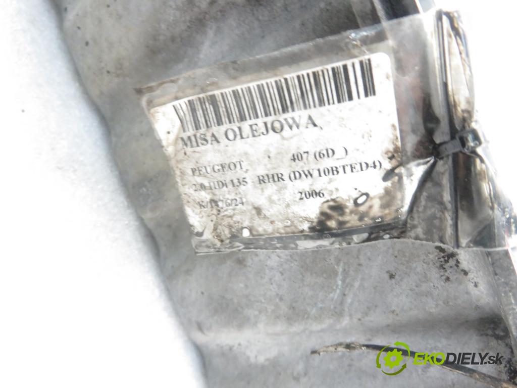 PEUGEOT 407 (6D_) SEDAN 2006 100,00 2.0 HDi 135 - RHR 1997,00 vana olejová 9652404580 (Olejové vany)