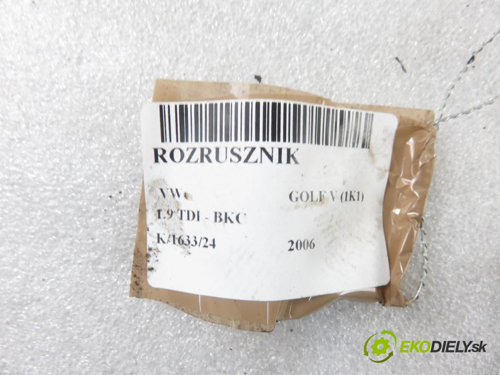 VW GOLF V (1K1) HB 2006 77,00 1.9 TDI - BXE 1896,00 Štartér 001123012 (Štartéry)